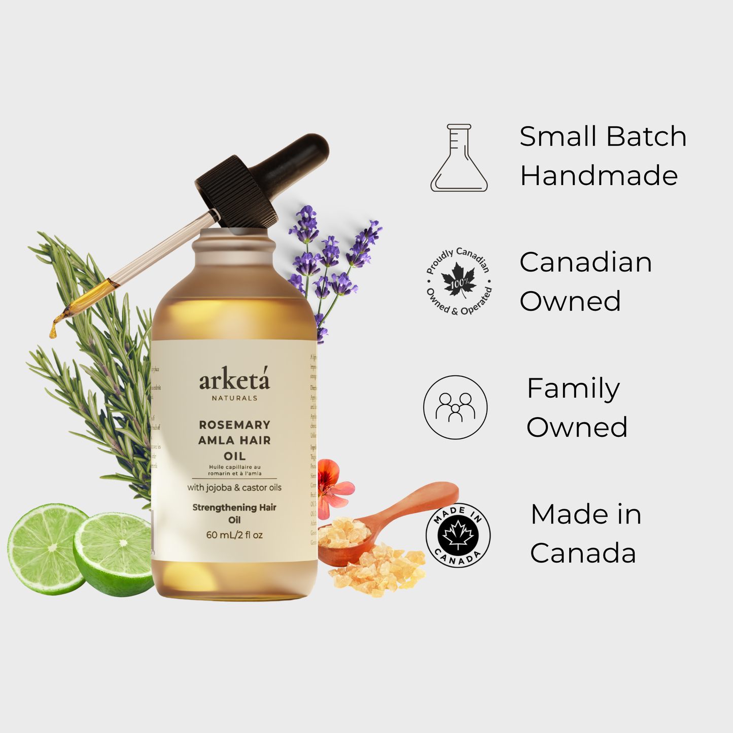 Rosemary Amla Strengthening Hair Oil